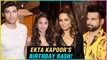 Anita Hassanandani, Parth & Erica, Rithvik Dhanjani And Others At Ekta Kapoor's Birthday Bash