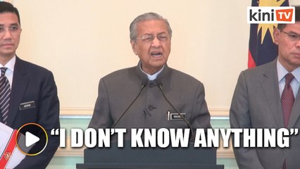 Maybe you can brief me, Dr Mahathir tells reporter after being quizzed on obscene video