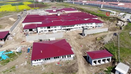 Silivri Kadın Kapalı Cezaevi'nde sona yaklaşıldı...Yüksek güvenlikli cezaevi havadan görüntülendi