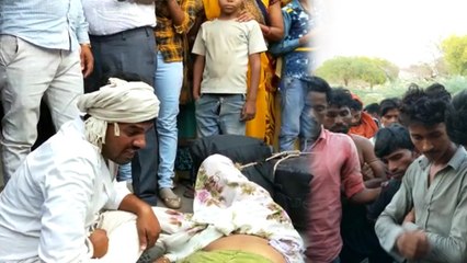 हमीरपुर: बाइक सवार मां-बेटे को मारी टक्कर, सड़क पर गिरी महिला को रौंदते हुए निकला पुलिस का वाहन