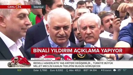 Binali Yıldırım'dan son dakika açıklaması