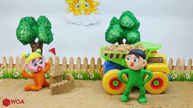 Funny Play Doh Stop Motion Baby Superheroes Go Fishing Play Doh Cartoons For Kids