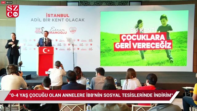 İmamoğlu: 0-4 yaş çocuğu olan annelere %40 indirim