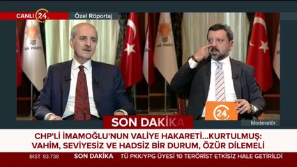 Numan Kurtulmuş 24'te