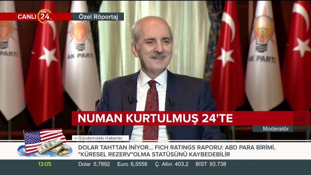 Numan Kurtulmuş 24'te