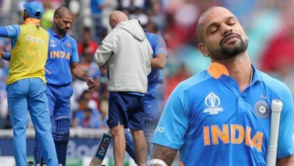 Injured Shikhar Dhawan Ruled Out Of World Cup 2019 For 3 Weeks