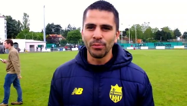 Tournoi International U15 CS Neuville - Maxime BATY (entraineur FC Nantesà réagit après la victoir en finale de son équipe