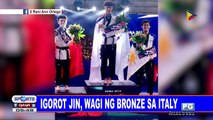 Igorot Jin, wagi ng bronze sa Italy