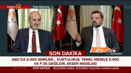 Numan Kurtulmuş 24'te