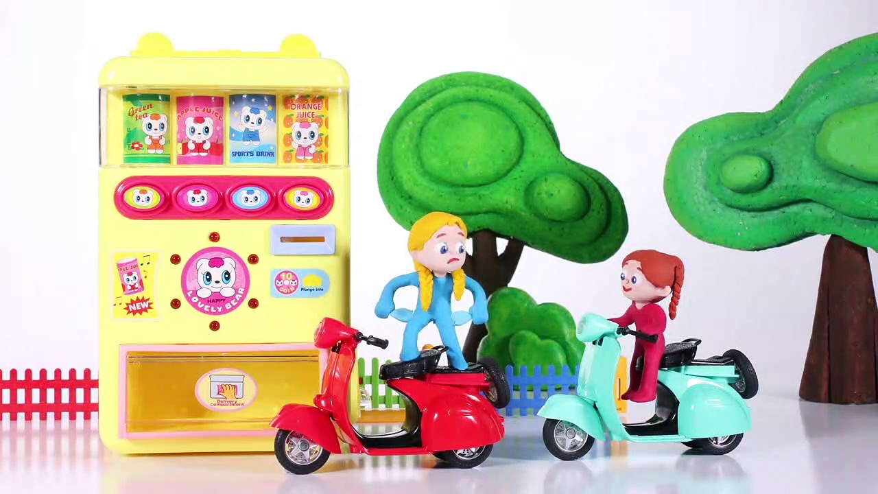 KIDS DRIVING A MAGIC TRAIN ❤ PLAY DOH CARTOONS FOR KIDS