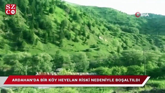 Ardahan’da bir köy heyelan riski nedeniyle boşaltıldı