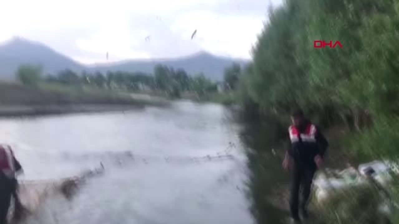 VAN GÖLÜ'NDE KAÇAK AVLANAN 3,5 TON İNCİ KEFALİ ELE GEÇİRİLDİ