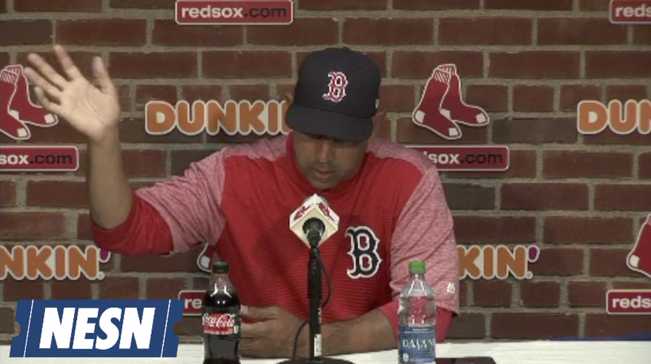 Alex Cora Shares Thoughts On David Ortiz Arriving In Boston, Long Day