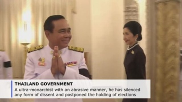 Coup leader Prayuth Chan-ocha takes office as prime minister of Thailand