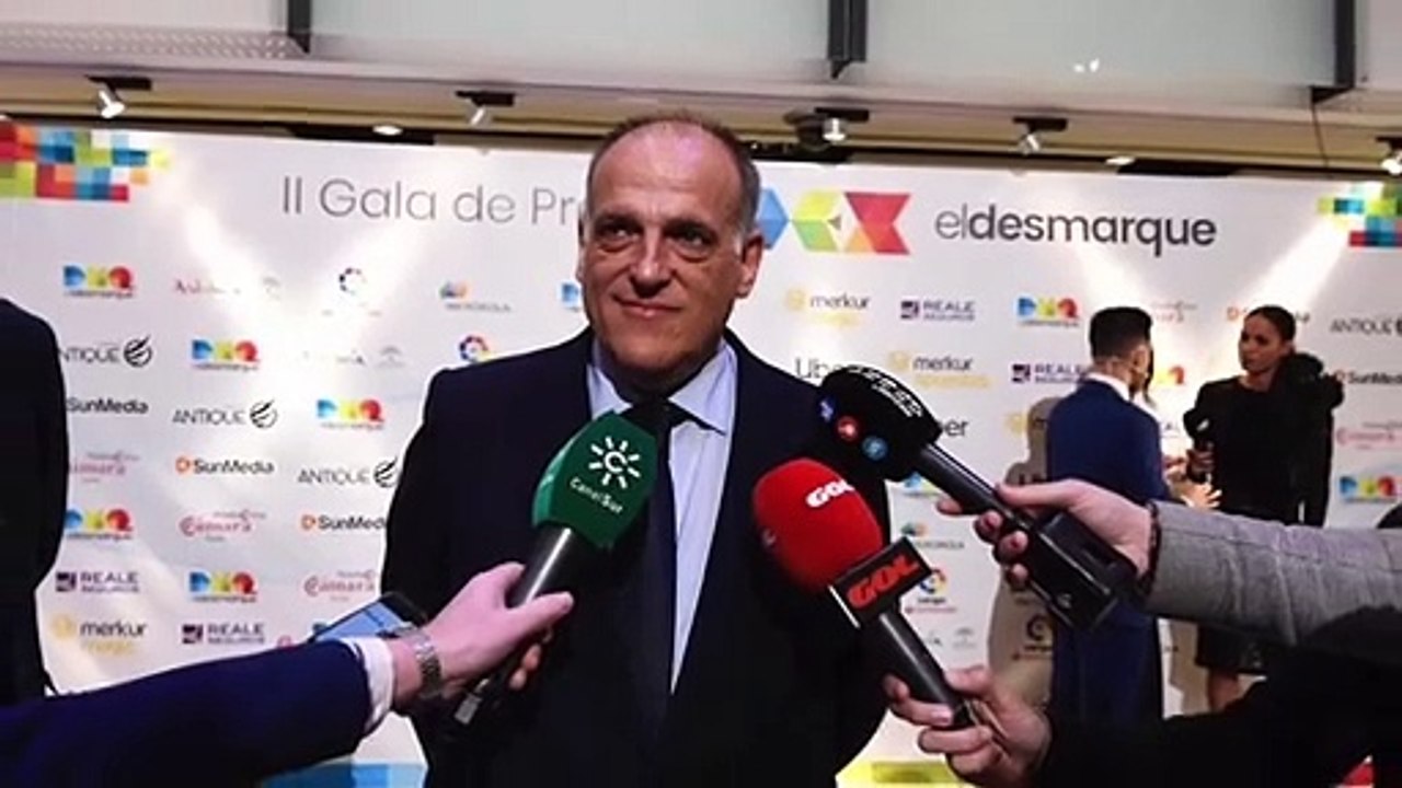 Tebas valora la 'Operación Oikos' y protege al Real Valladolid