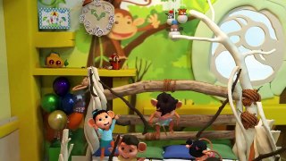 Five Little Monkeys Jumping On The Bed | Children 3D Nursery Rhyme By Bananass Cartoon