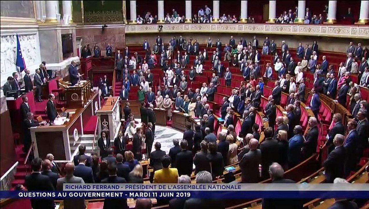 L'Assemblée nationale rend hommage aux trois sauveteurs de la SNSM morts lors d'une intervention aux Sables d'Olonne vendredi dernier - VIDEO