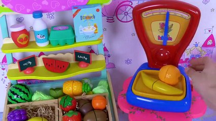 Baby Doll Fruit Juice Blender Toys in Doll Kitchen Play!
