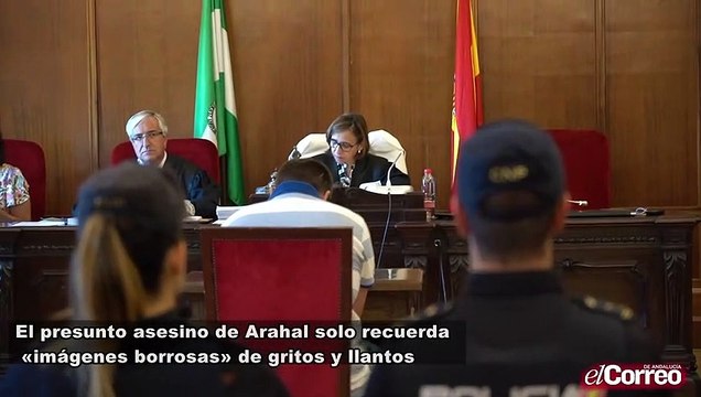 El presunto asesino de Arahal solo recuerda «imágenes borrosas» de gritos y llantos
