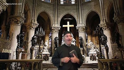 1er messe en Notre Dame après l'incendie