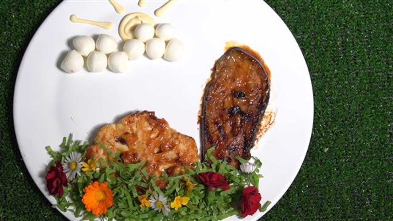 Vegan grillen: würziges gemüse