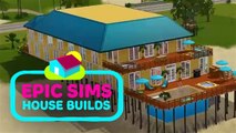 Epic Sims House Builds: A stunning beach house time lapse