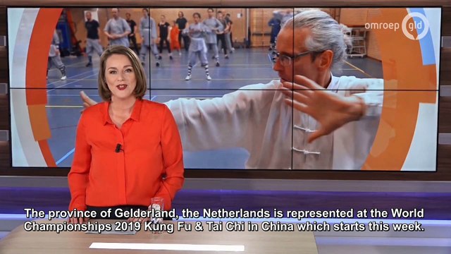 TV Clip: Athlete Laoshi Douwe Geluk for Martial Arts World Championships 2019 traveled to Emeishan in China