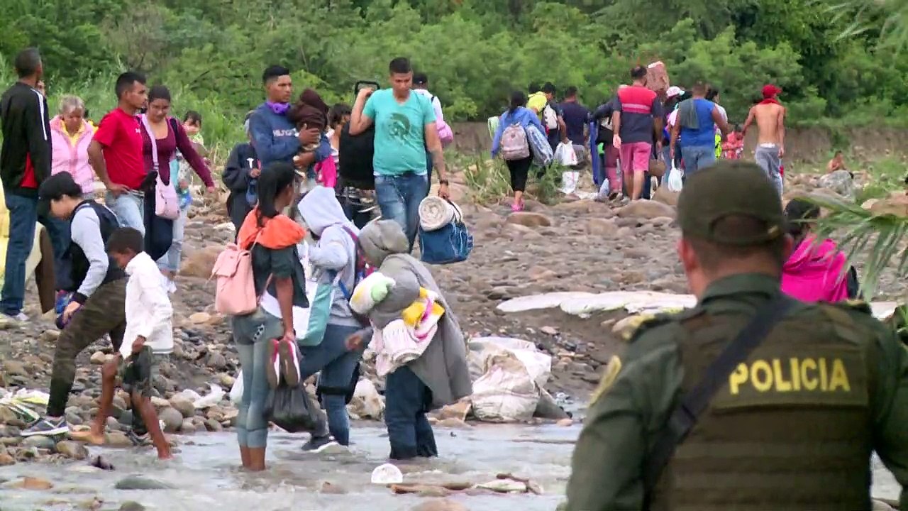 Policía colombiana bloqueó pasos ilegales en frontera con Venezuela
