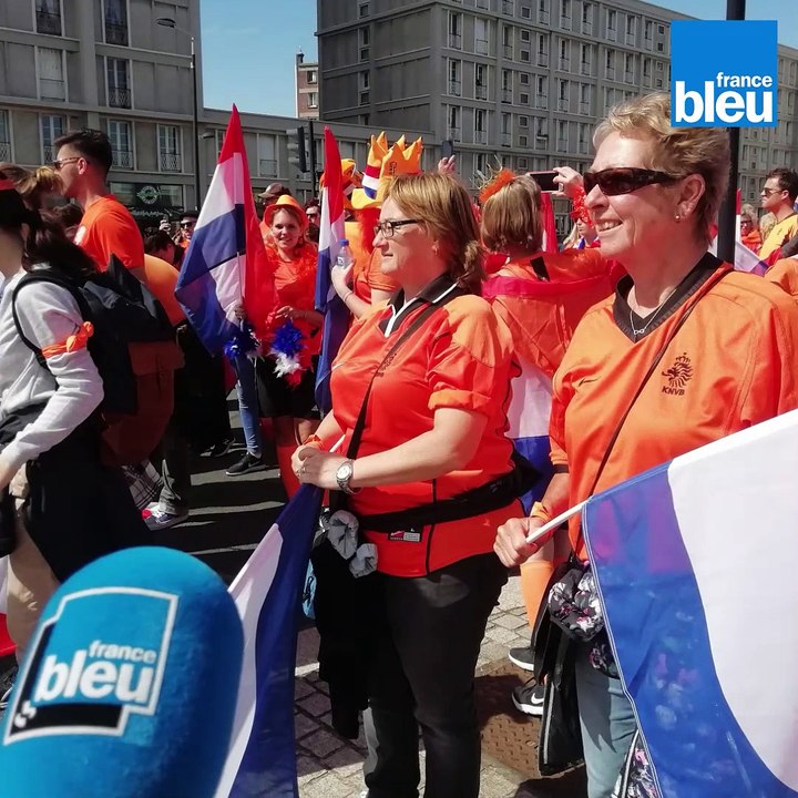 Coupe du Monde féminine 2019 : Fan Parade des supporters des Pays-Bas au Havre