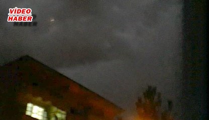 (11 Haziran 2019) TALAS’DA UFO İDDİASI  YILDIRIM DÜŞTÜĞÜ ANDA GÖRÜLEN CİSİMLER ŞAŞIRTTI