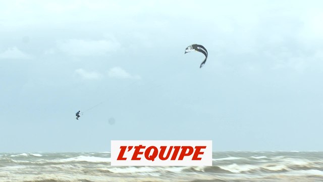 Un vent tonitruant permet la tenue du Red Bull Megaloop 2019 - Adrénaline - Kitesurf