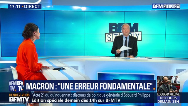 Gilets jaunes: Emmanuel Macron admet avoir fait une erreur fondamentale sur la gestion de la crise