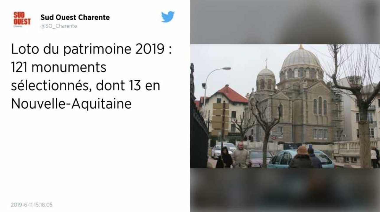 Loto du patrimoine. Voici la liste des 121 monuments sélectionnés cette année