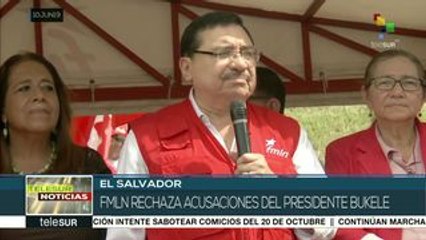 El Salvador: pdte. Bukele acusa a FMLN de financiar pandillas