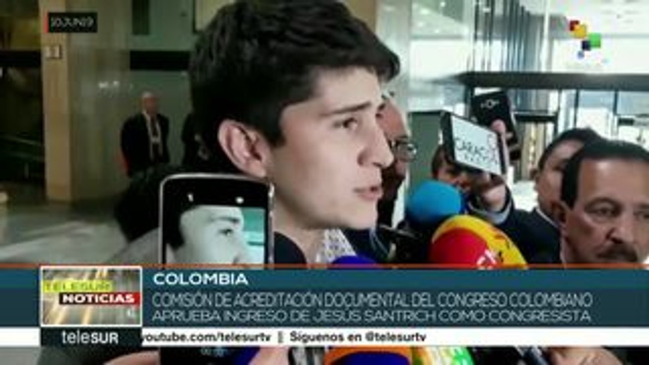 Colombia: Jesús Santrich tomará posesión como c...
