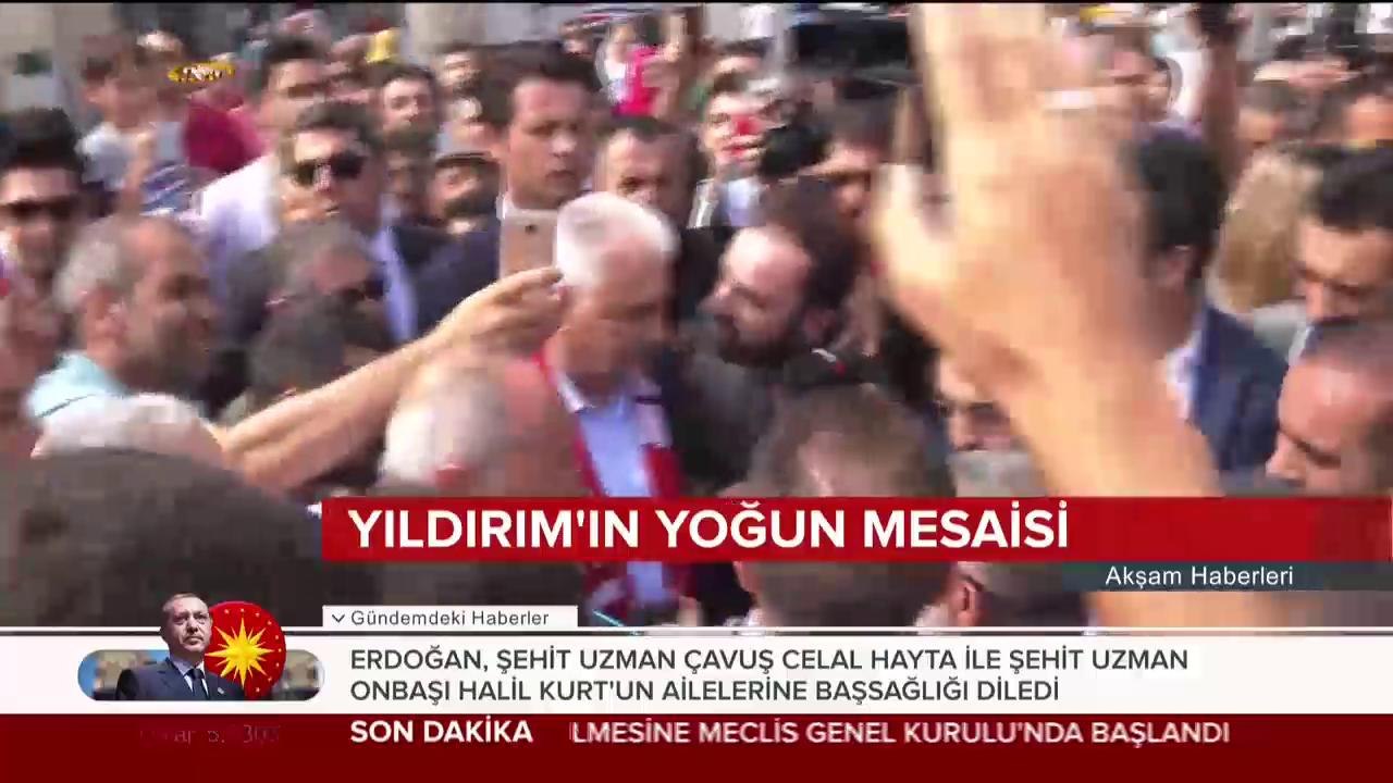 Yıldırım seçim çalışmalarına hız kesmeden devam ediyor