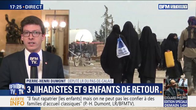 Pierre-Henri Dumont (LR): Il ne faut pas que le rapatriement des enfants devienne le prétexte pour rapatrier les parents jihadistes
