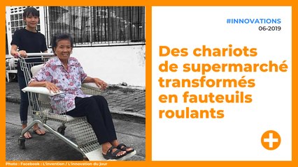 Des chariots de supermarché transformés en fauteuils roulants