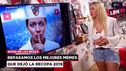 River en las redes - Los festejos de la Recopa 2019