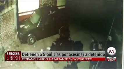 Detienen a 5 policías pos asesinar a detenido