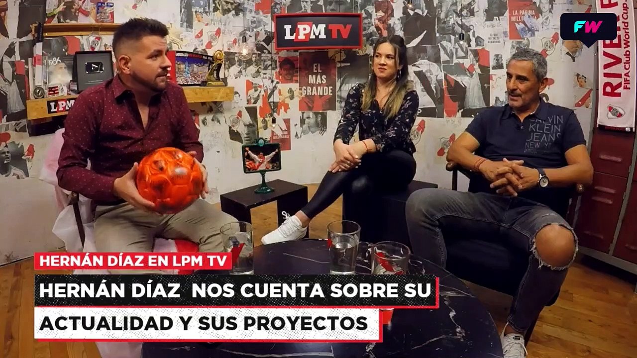 Hernán Díaz cuenta la locura de sus familiares hinchas de River