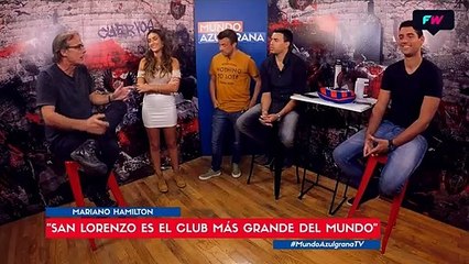 "San Lorenzo es el equipo más grande del mundo": La teoría de Mariano Hamilton