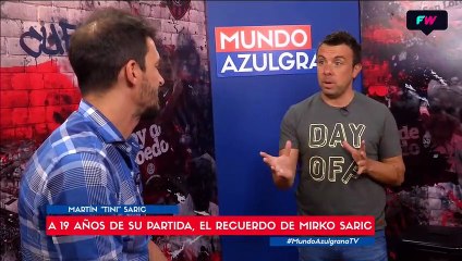El homenaje completo a Mirko Saric de Mundo Azulgrana TV, con su hermano Martín