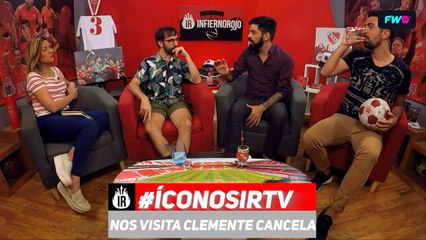 #IRTV Clemente Cancela y su estampita de Bochini