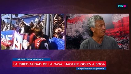 La especialidad de Pipo Gorosito: Hacerle goles a Boca