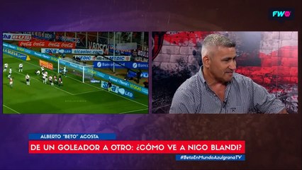 El Beto opinó sobre Blandi y sobre el resto de los delanteros: "Tiene pocas chanches"