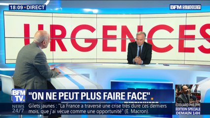 Urgences: "l'hôpital est à l'os, on est à flux tendu depuis plus de 10 ans", professeur André Grimaldi