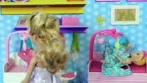 Barbie Baby Doll Chelsea BabySitting Twins in Dollhouse!