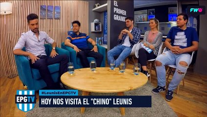Milito, el "Chino" Leunis y el Racing Positivo