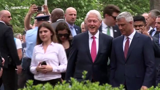 Kosovo honors Bill Clinton for ending ethnic cleansing on 20 year anniversary